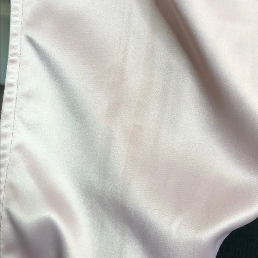 Mauve Pink Rose-gold Fabinne Trench Satin Duster - Picture 7 of 8